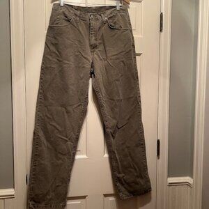 Wrangler mens brown jeans 34 x 32